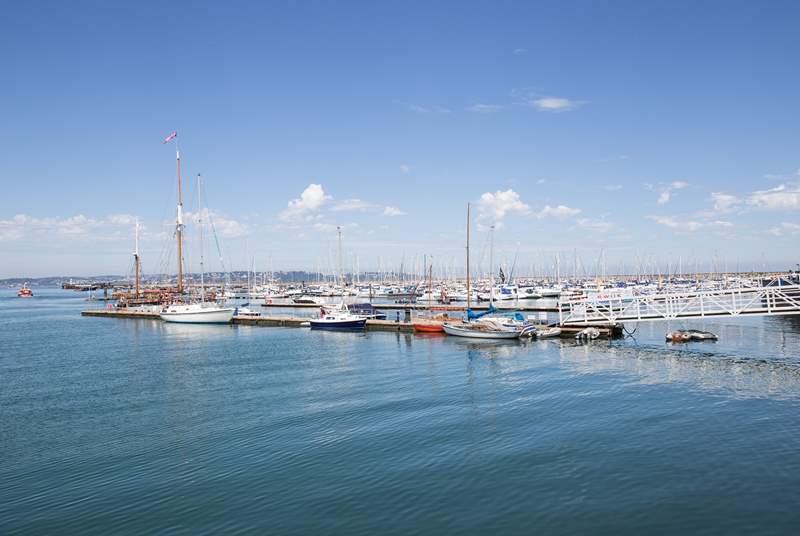 Breath-taking views can be enjoyed as you stroll around Brixham.