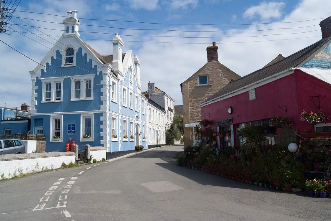 A view of the village from the Post Office.
