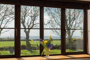 The view from the master bedroom.