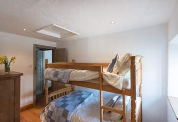 The bunk-room is ideal for the young ones, they just have to decide who has the top bunk!
