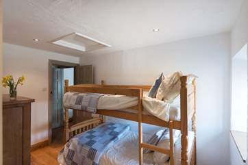 The bunk-room is ideal for the young ones, they just have to decide who has the top bunk!