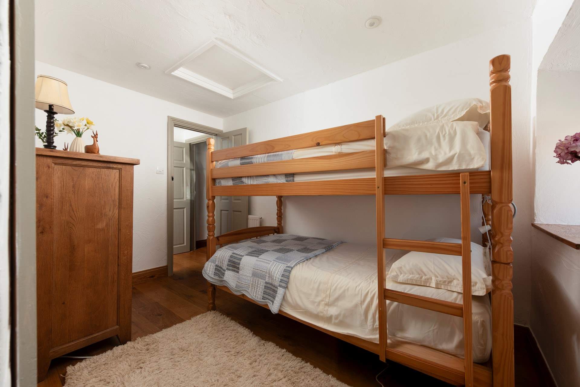 This fun bunk-room is ideal for children.