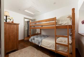 This fun bunk-room is ideal for children.