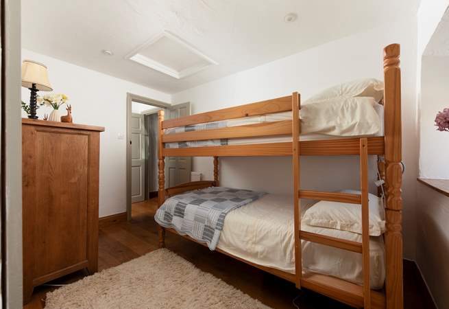 This fun bunk-room is ideal for children.