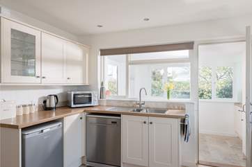 There is a useful utility-room next to the kitchen.
