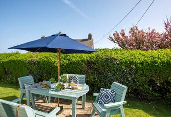 The garden is enclosed, private and boasts a sunny disposition.