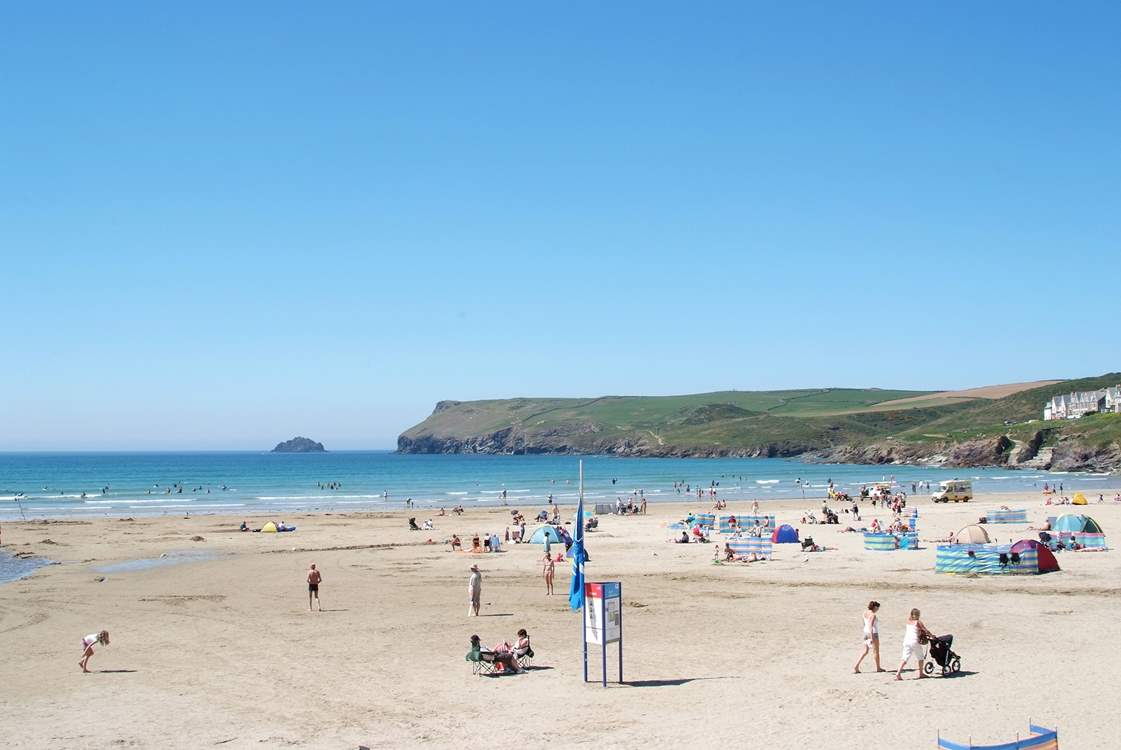 The beach will become your playground during your holiday at Krowji.