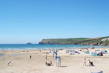 Polzeath beach.