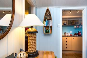 The kitchen leads off from the main living-area.