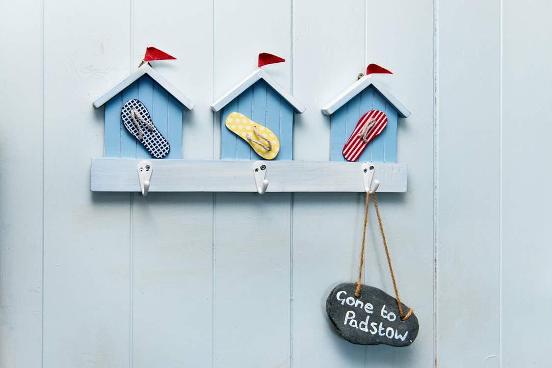 There are lovely seaside touches throughout Krowji.