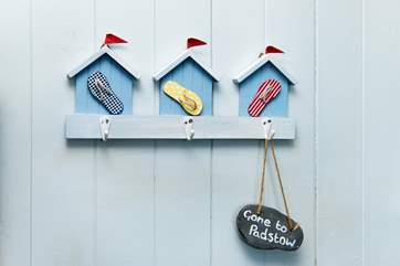 There are lovely seaside touches throughout Krowji.
