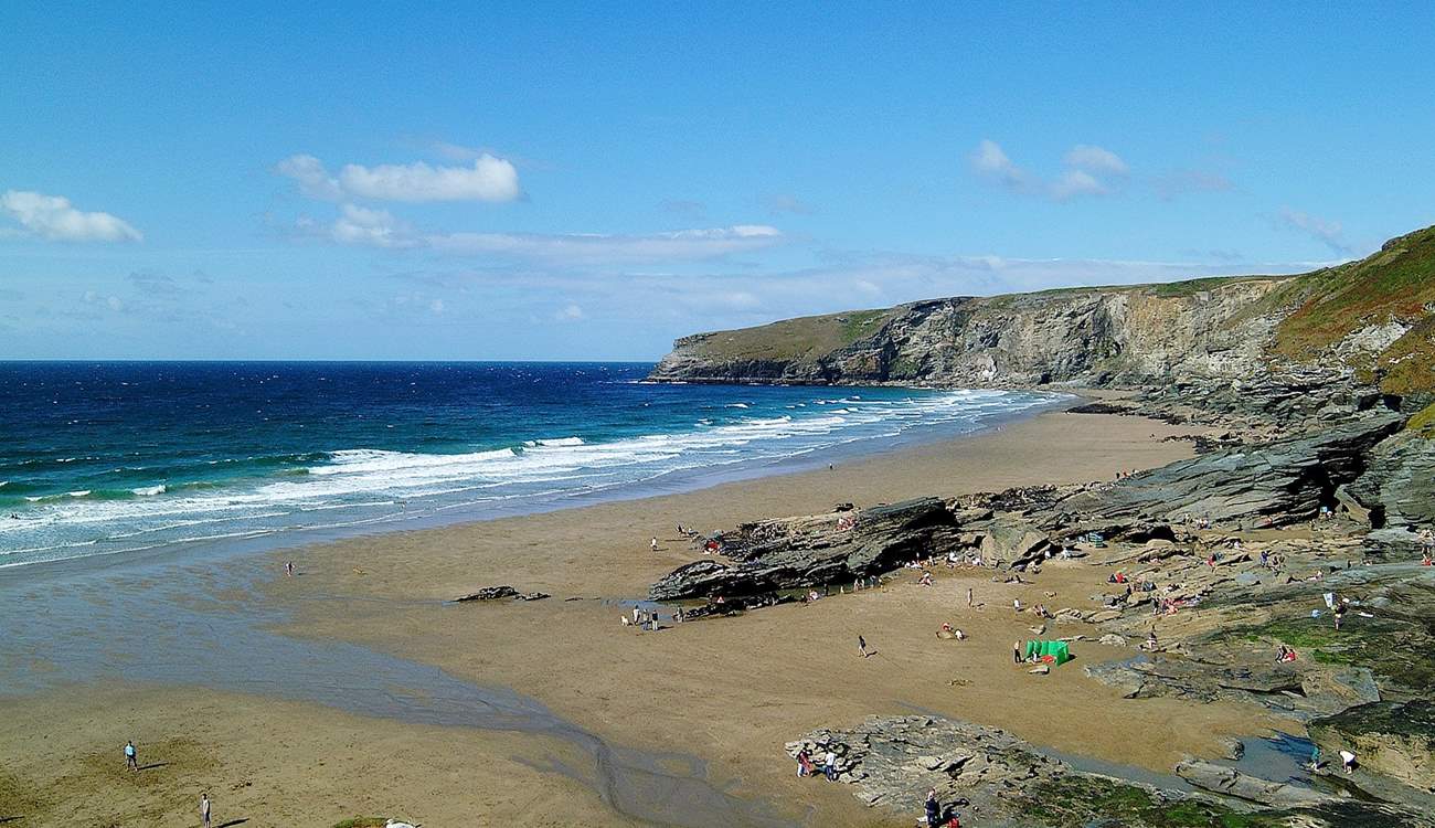 Trebarwith Strand.