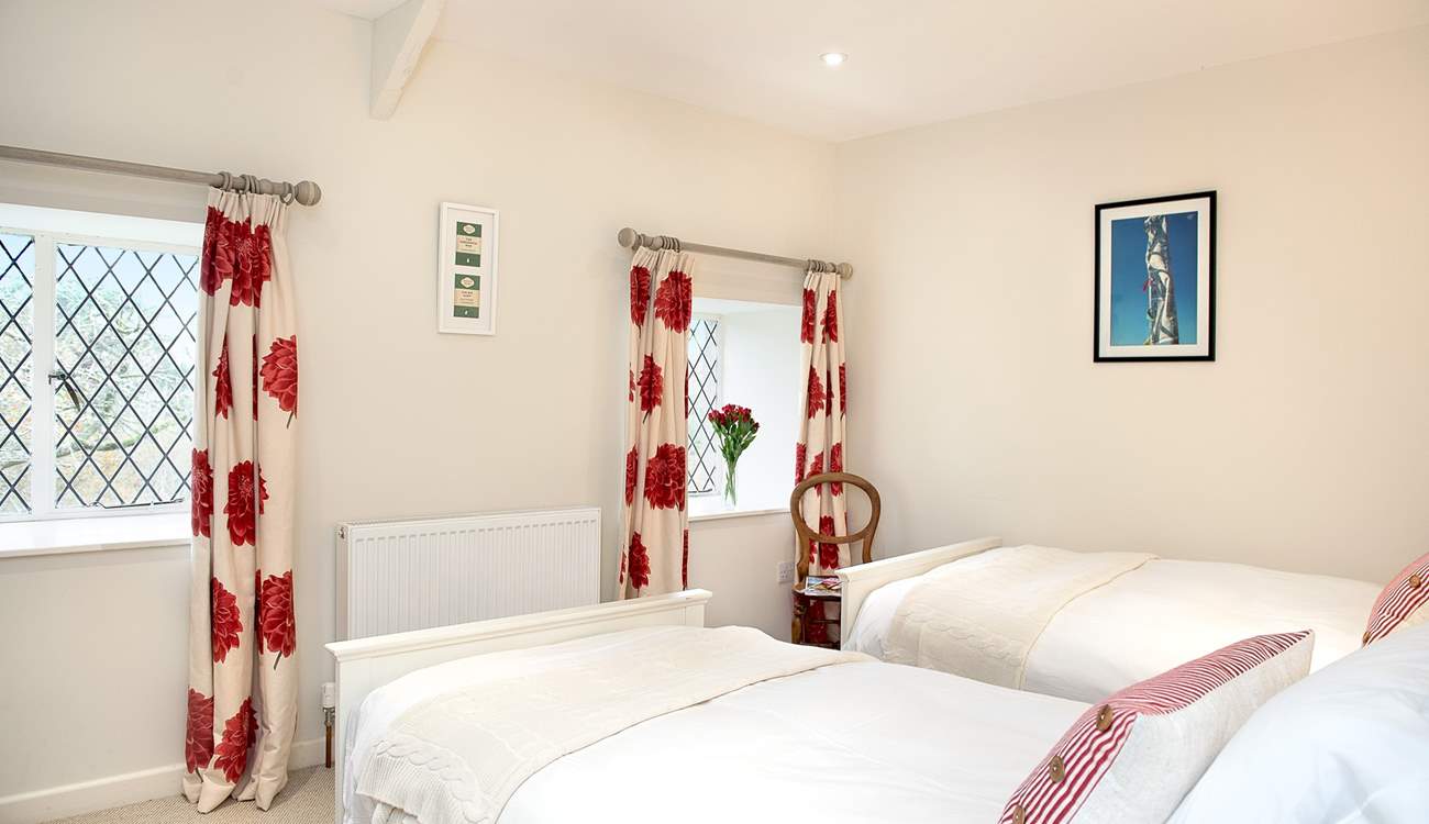 The cottage is south-facing so the rooms are filled with warmth and sunshine.