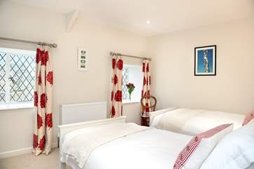 The cottage is south-facing so the rooms are filled with warmth and sunshine.