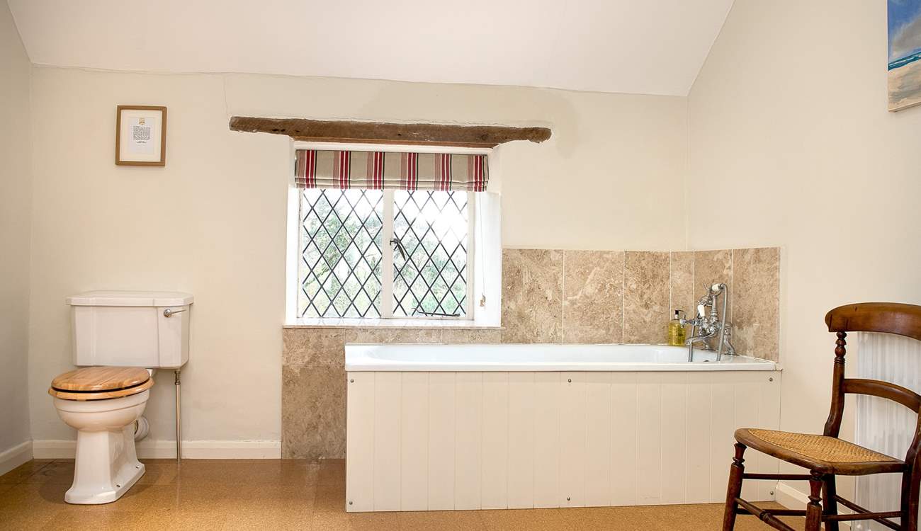 The bathroom is huge...