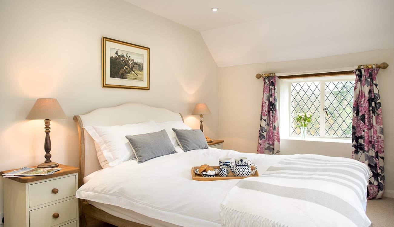 Bedroom 1 has a king-size double bed.