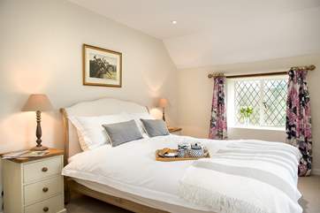 Bedroom 1 has a king-size double bed.