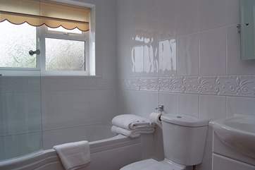 The bathroom.