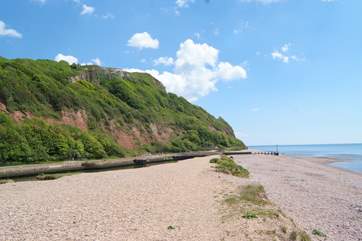 Looking along the Jurassic Coast towards Lyme Regis.