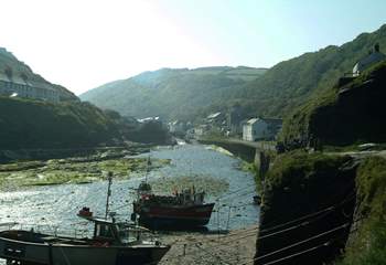 Boscastle Harbour.