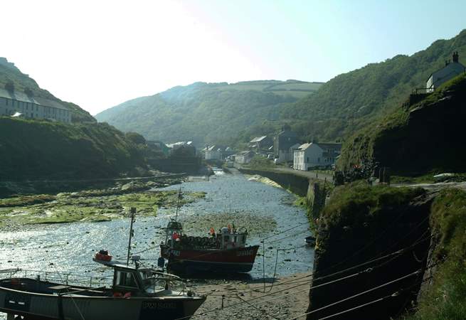 Boscastle Harbour.