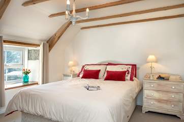 Enjoy lazing in bed on your holiday.