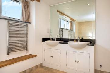 You each have your own sink!