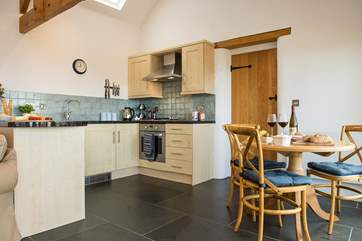 The kitchen/dining-area.