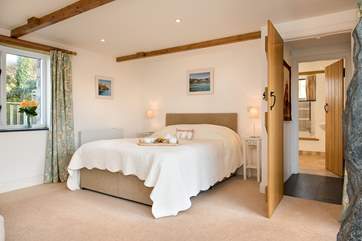 The comfortable bedroom.