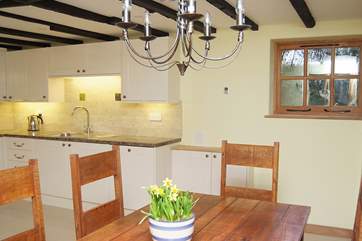 The well-equipped modern kitchen/diner offers the perfect room for that all important morning brunch!