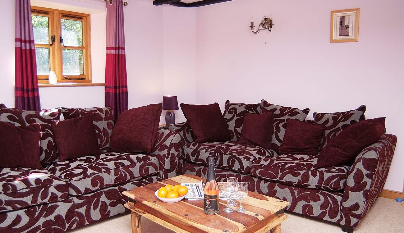 Big squishy sofas to sink into after a day out and about!