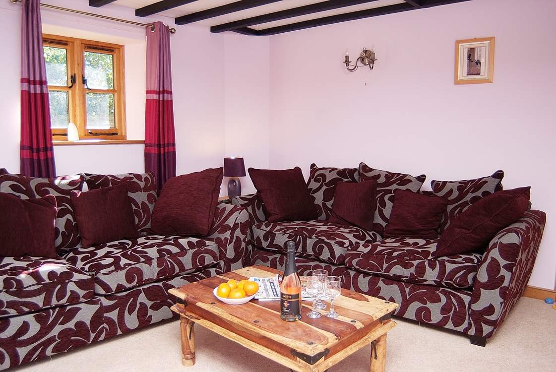 Big squishy sofas to sink into after a day out and about!