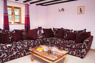 Big squishy sofas to sink into after a day out and about!