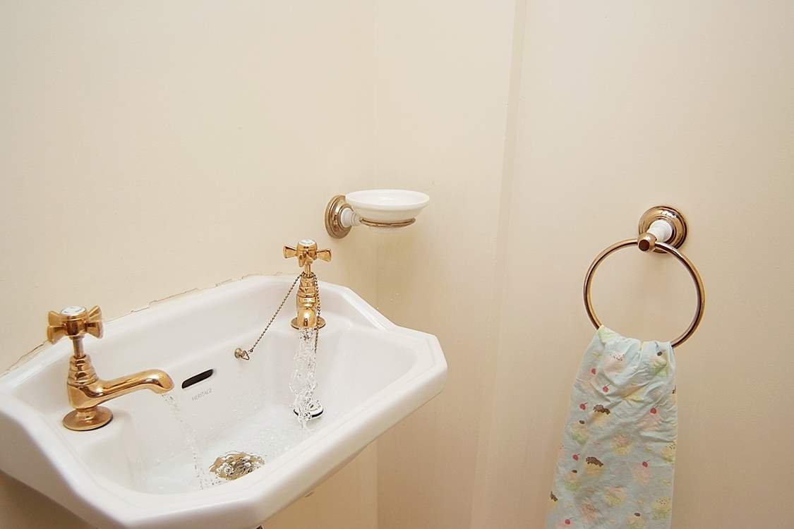 The downstairs cloakroom.