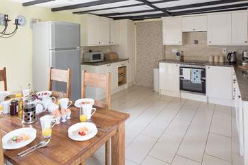 The kitchen/diner really is the heart of the Cottage.