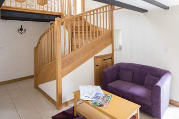 The spacious entrance hall.