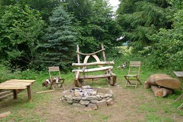 Hagrids fireplace is a lovely spot to enjoy a picnic in the sun.