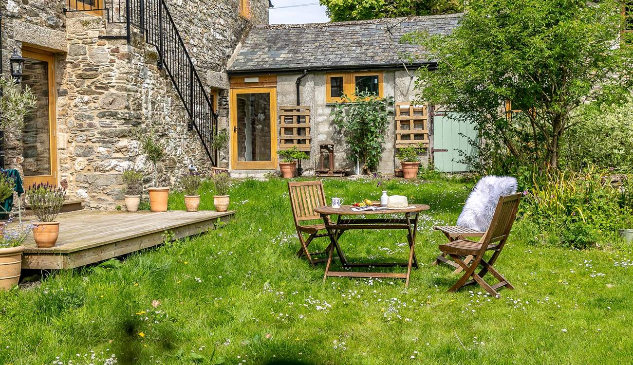 The shared gardens offer another perfect spot to enjoy some time in the slow lane.