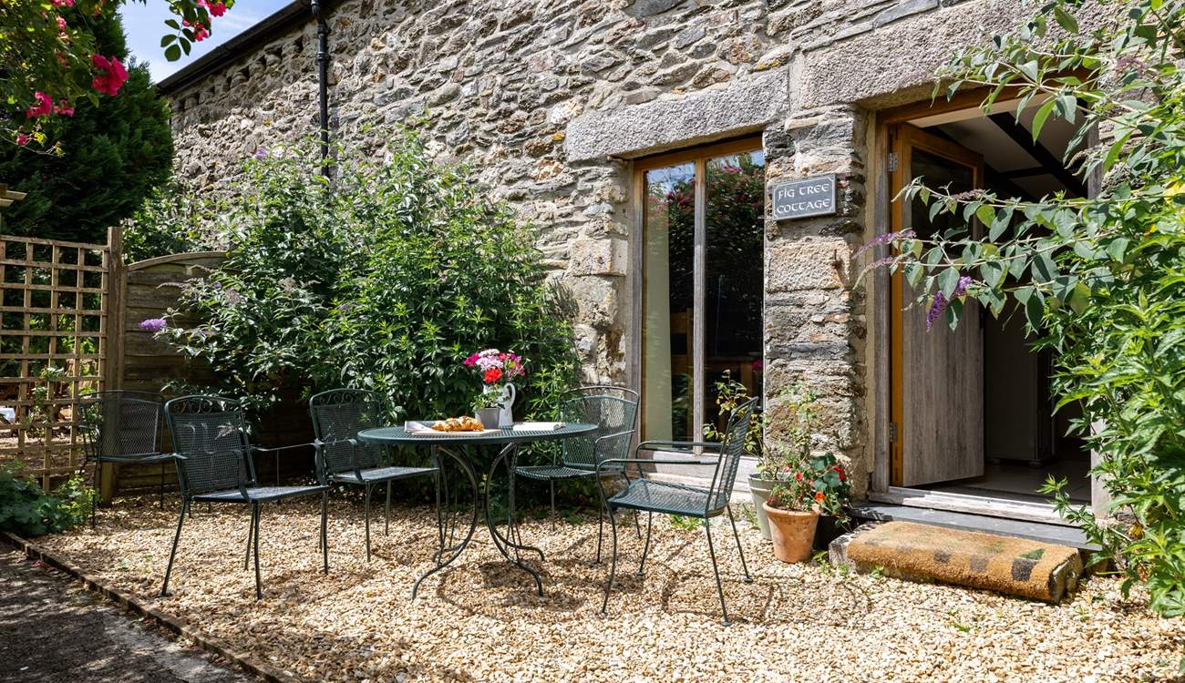 The perfect spot for morning coffee or an evening aperitif.