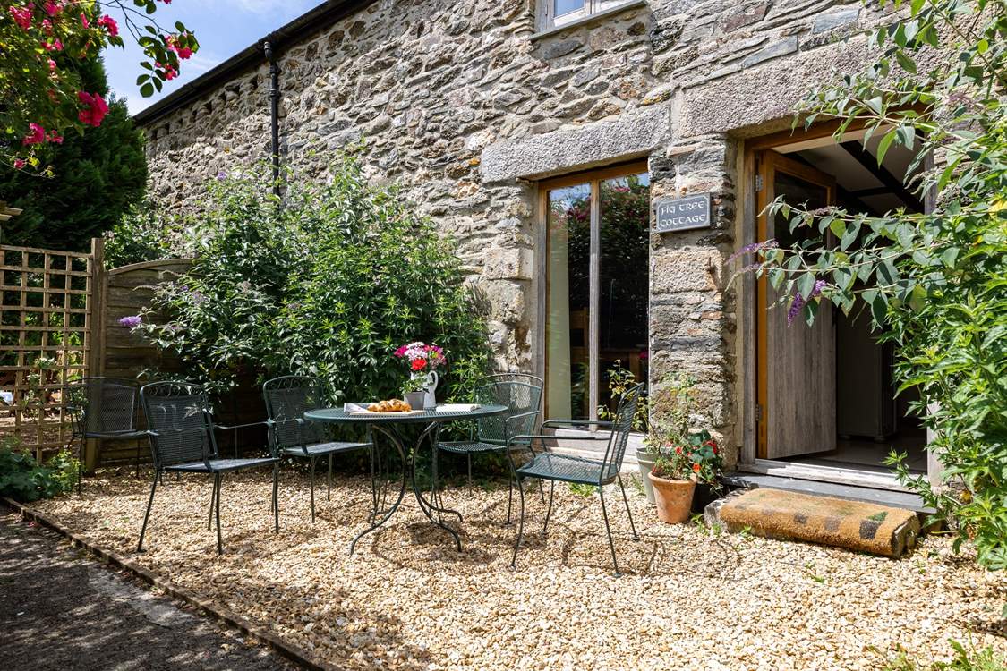 The perfect spot for morning coffee or an evening aperitif.