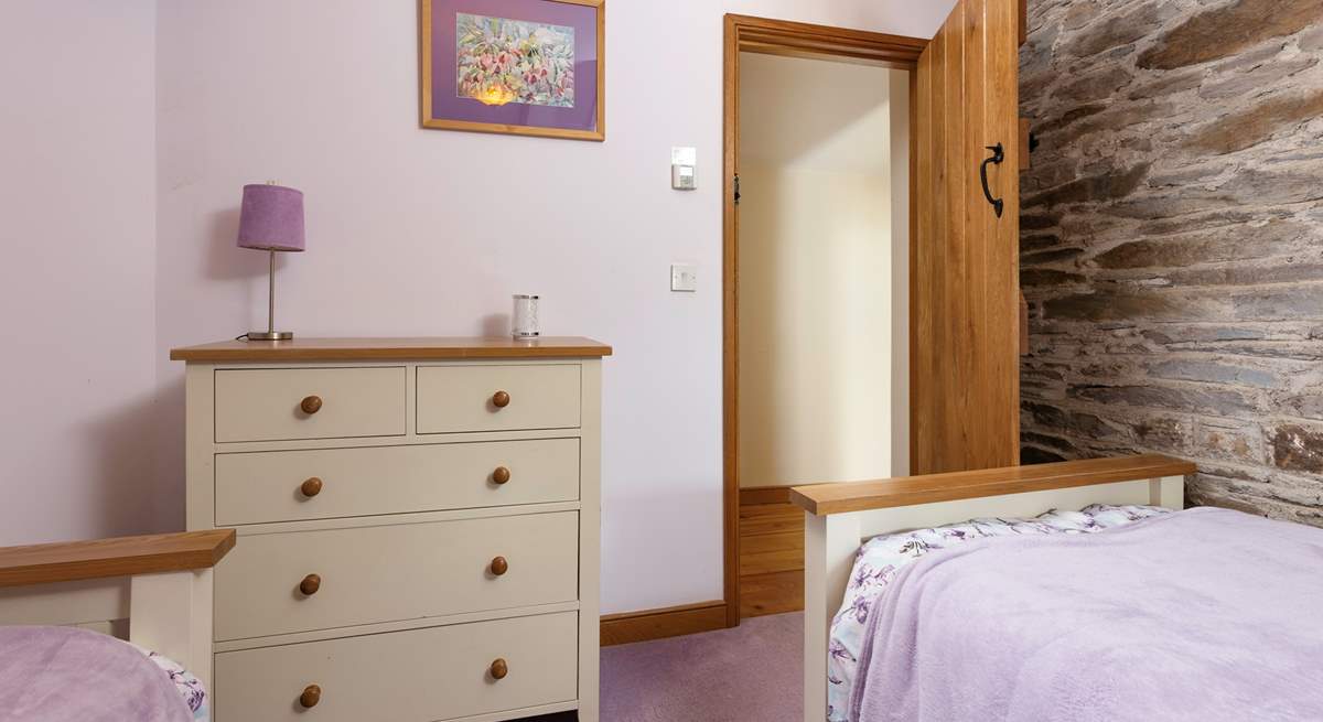 The twin rooms are perfect for either adults or children.