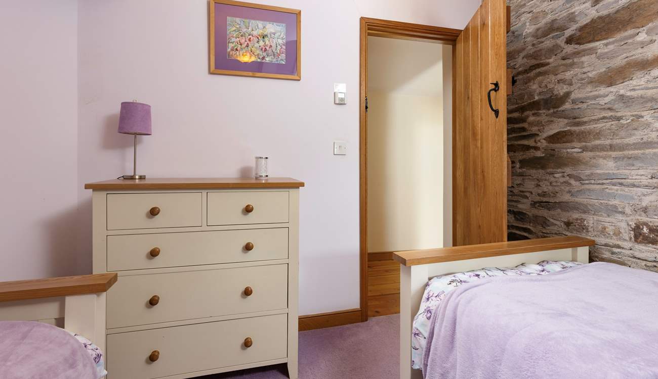 The twin rooms are perfect for either adults or children.