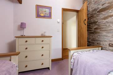 The twin rooms are perfect for either adults or children.