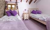 Bedroom 3 is a delightful twin bedded room. - Thumbnail Image