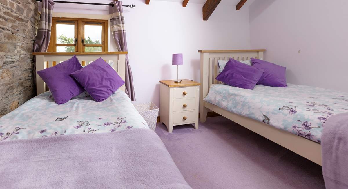 Bedroom 3 is a delightful twin bedded room.