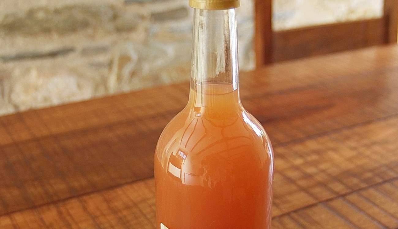 The Owners press their own apple juice.