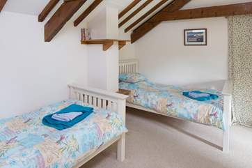 The twin bedroom.