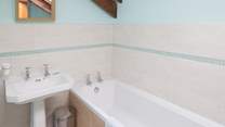 The family bathroom.