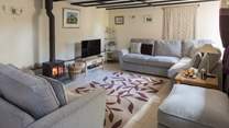 The super comfy sitting-room is a very welcoming sight following an action packed day.