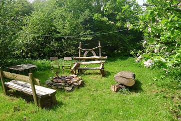 Hagrids fireplace is a wonderful little sun-trap. Perfect spot to nestle down with a picnic.